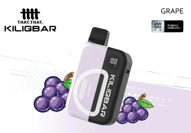 KILIGBAR 6000puffs kit- Grape