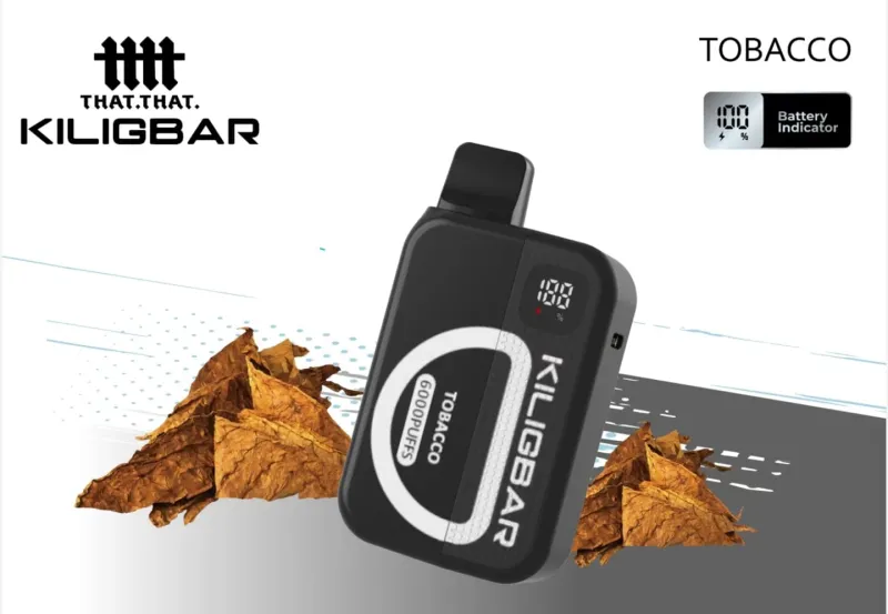 KILIGBAR 6000puffs kit- Tobacco