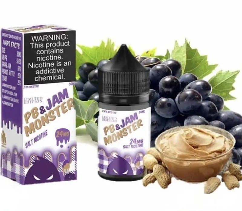 PB & JAM VAPE JUICE BY JAM MONSTER 30ML